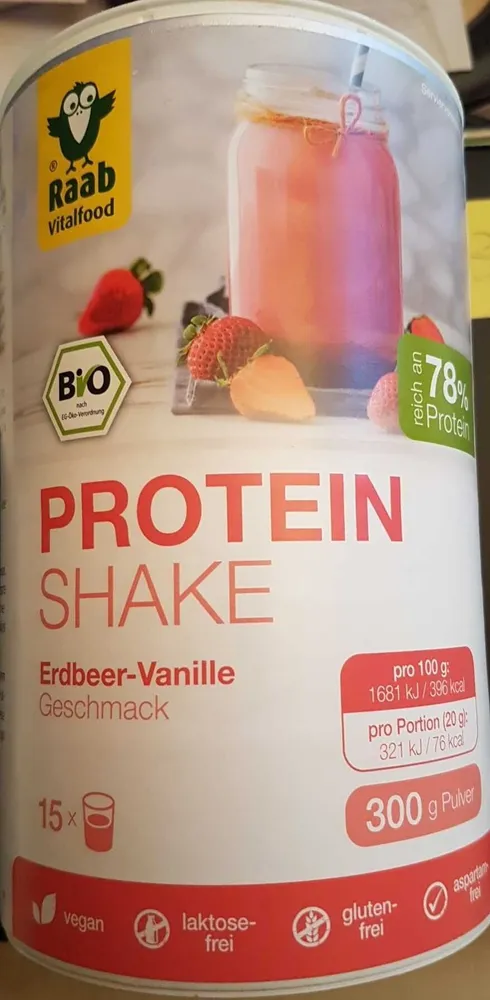 Protein Shake Erdbeer-Vanille