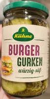 Burger Gurken würzig-süss