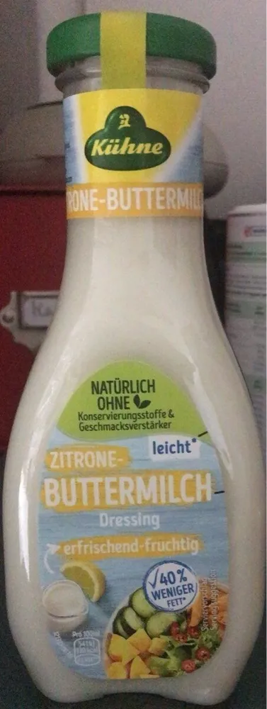 Zitrone-Buttermilch Dressing