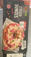2 pizzas donut salami