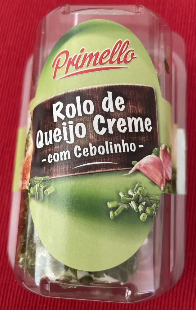 Rolo de Queijo Creme com Cebolinho