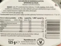 Kremowa pasta roślinnna klasyczna