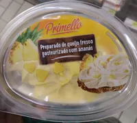 Preparado de queijo fresco pasteurizado com ananás