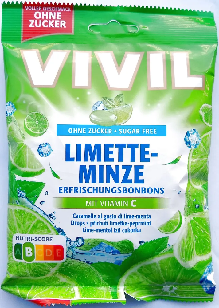 Limette Minze Erfrischungsbonbons