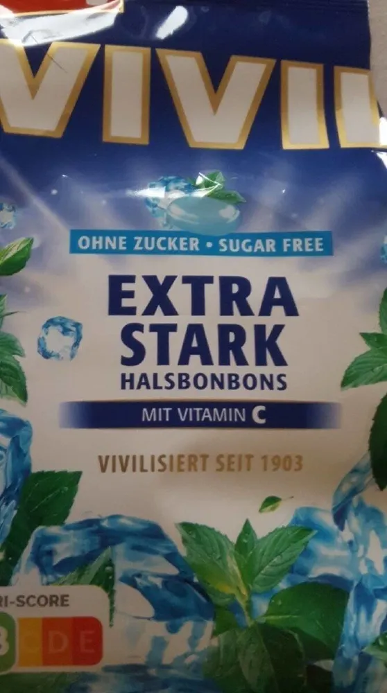 Extra stark Halsbonbons