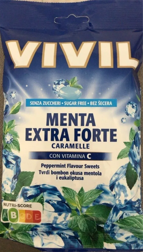 Caramelle menta extra forte con vitamina C