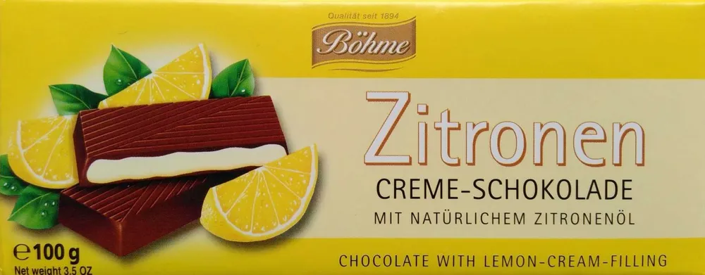 Zitronen-Creme-Schokolade