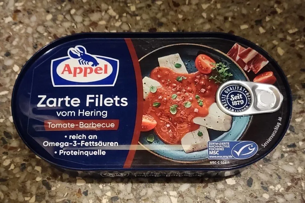 Zarte Filets vom Hering Tomate-Barbecue