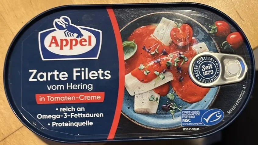 Fisch - Heringsfilet Tomaten Creme