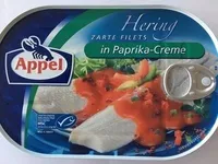 Heringfilet Paprikacreme