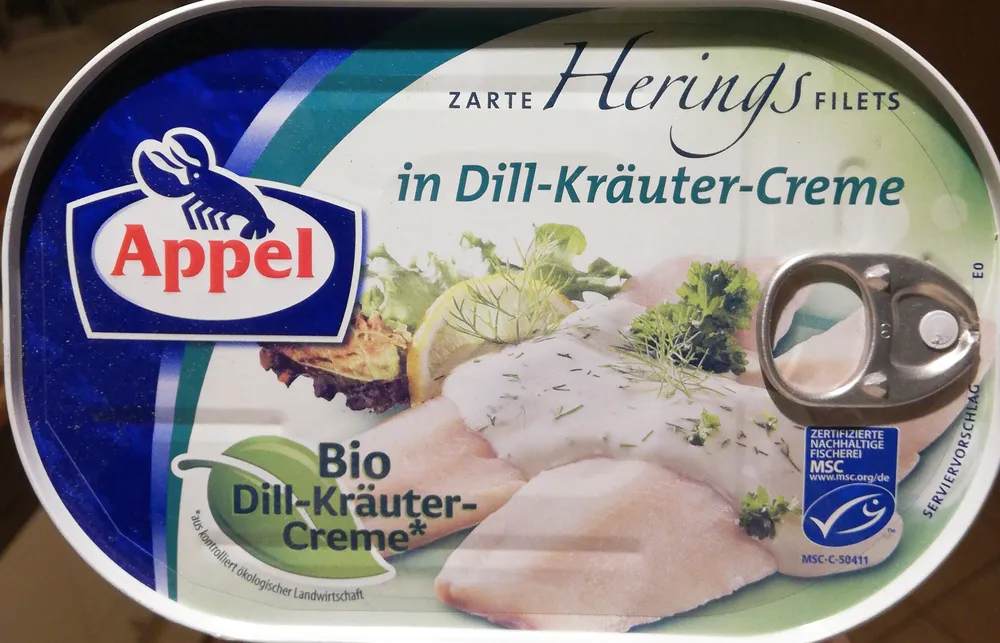 Herings Filets in Dill-Kräuter-Creme