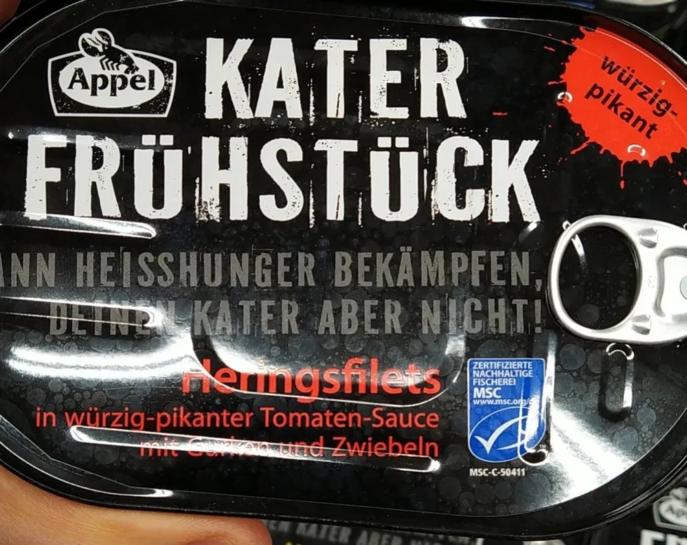 Heringsfilet in Sauce