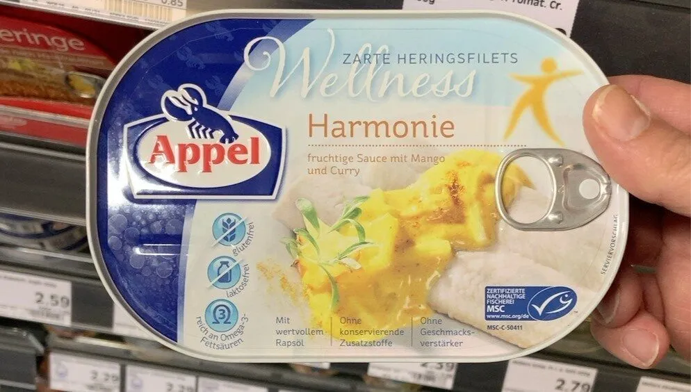 Hering Harmonie mit Mango und Curry