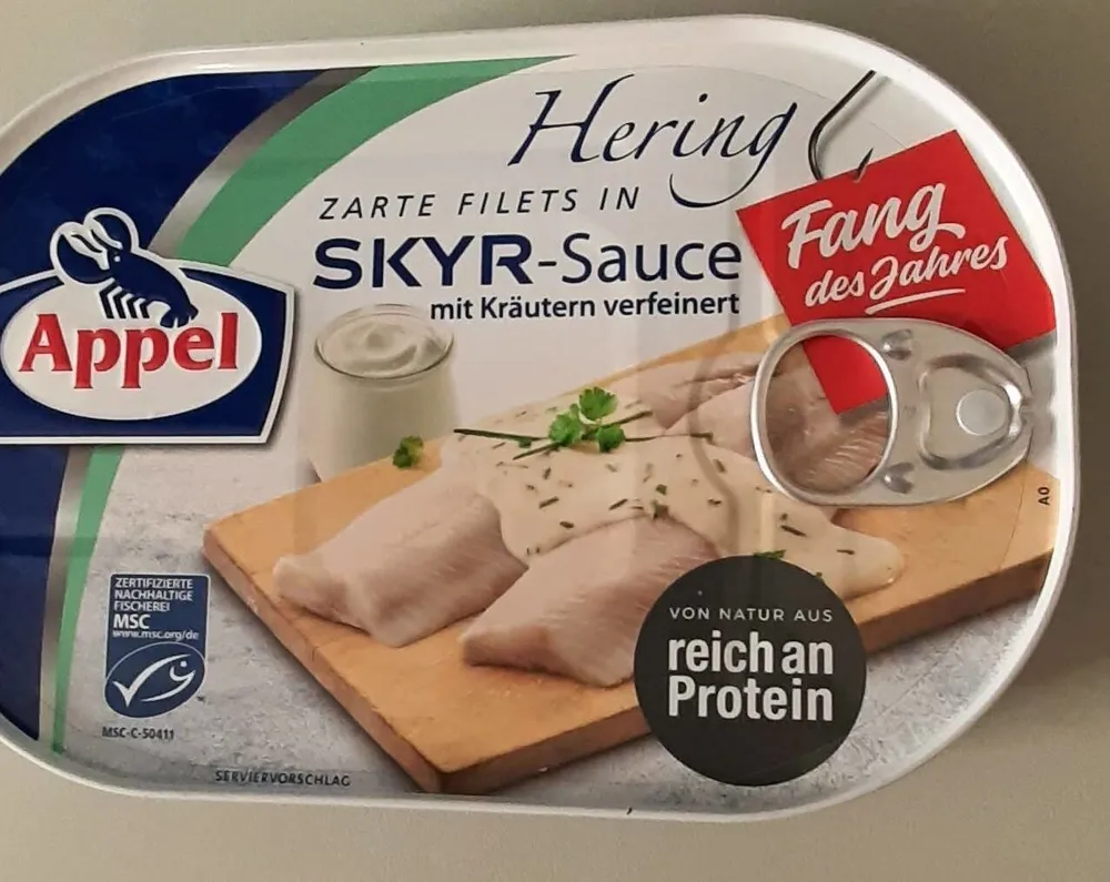 Hering in SKYR Sauce