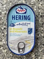 Hering in Rapsöl mit Meersalz
