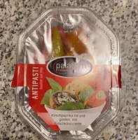 Antipasti Kirschpaprika rot und gold mit Frischkäasecreme