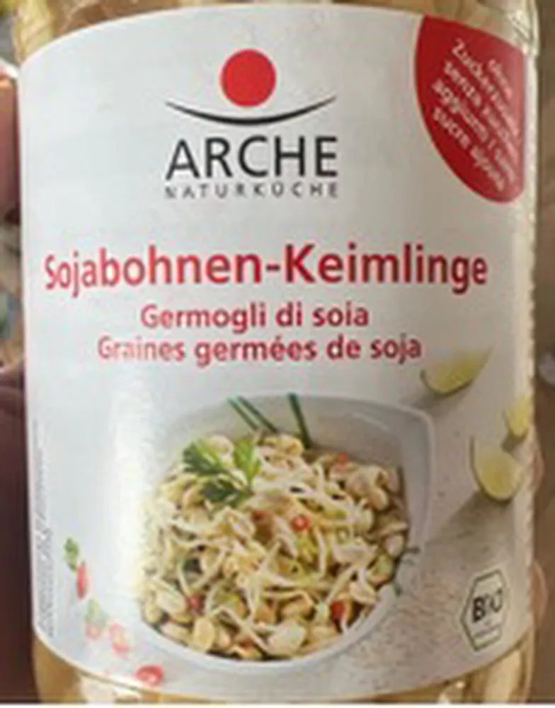Sojabohnen-Keimlinge