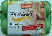 6 Bio-Eier Gütekl. A