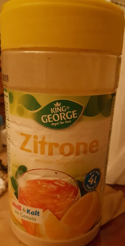 Instant Teegetränk Zitrone