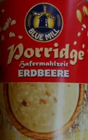 Porridge Hafermahlzeit Erdbeere