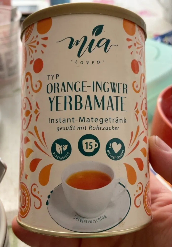Orange-ingwer yerbamate