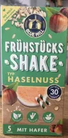 Frühstücks Shake Typ  Haselnuss