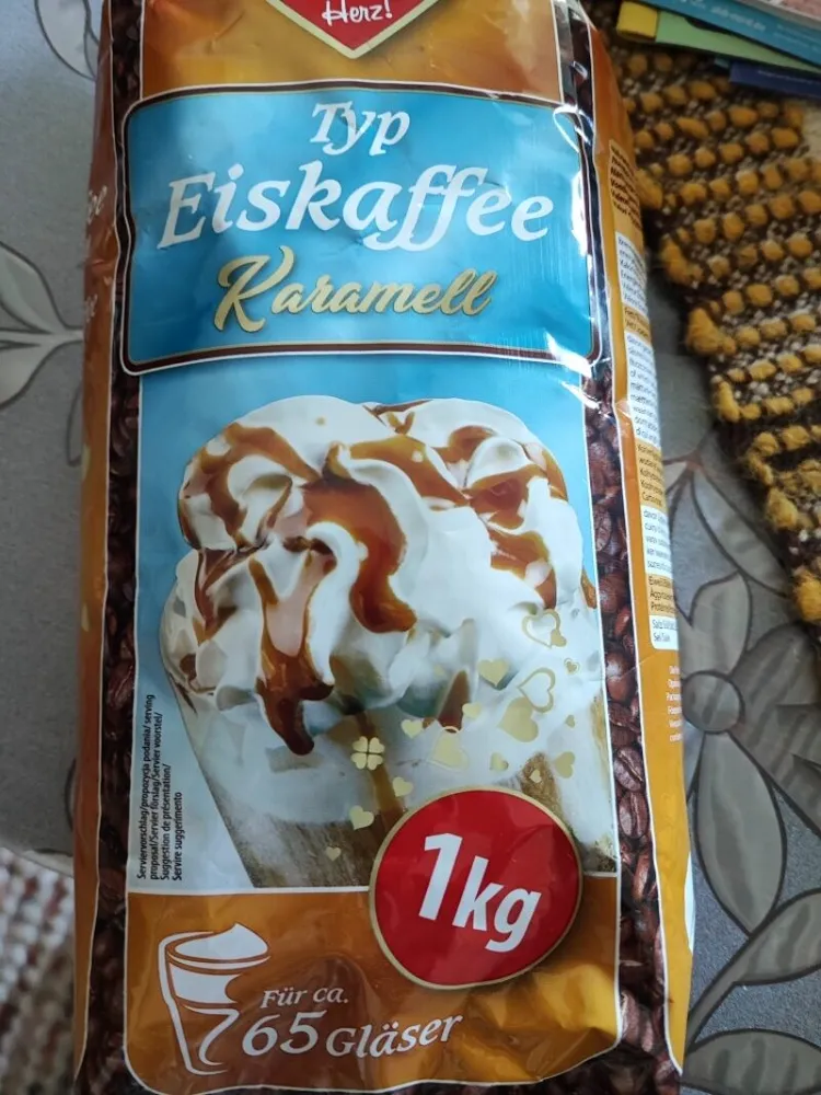 Typ Eiskaffee Karamell