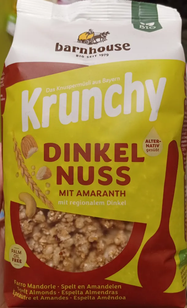 Krunchy Dinkel Nuss mit Amaranth