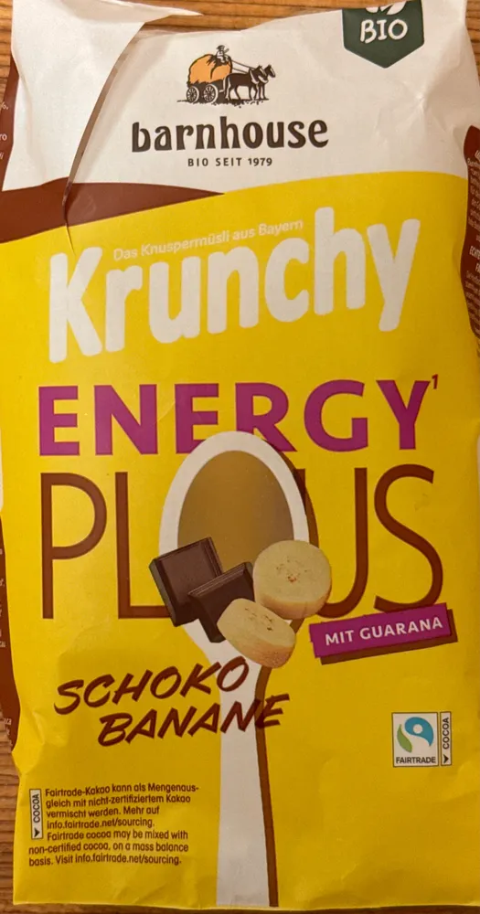 Krunchy Energy Plus Schoko Banane