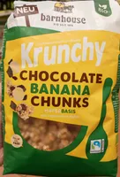 Krunchy chocolate banana chunks