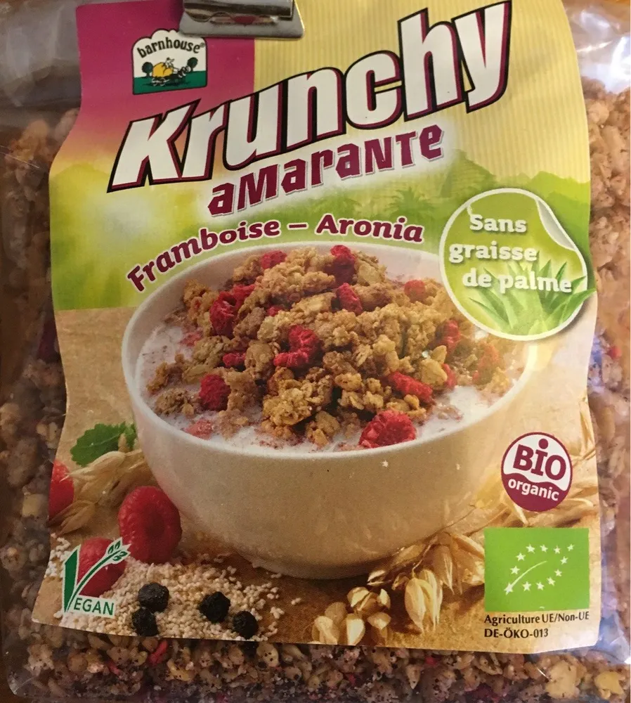 Crunchy Amarante Framboise Aronia