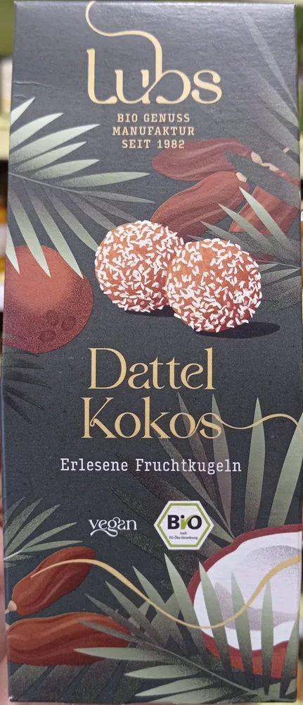 Datteln Kokos Konfekt