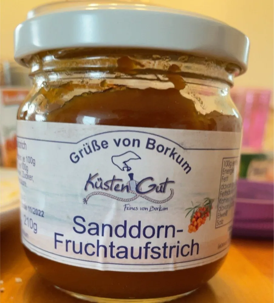 Sanddorn-Fruchtaufstrich