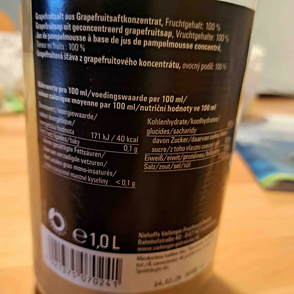 Gapefruitsaft