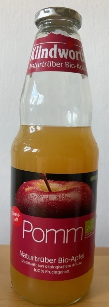 Pomm Naturtrüber Bio-Apfel