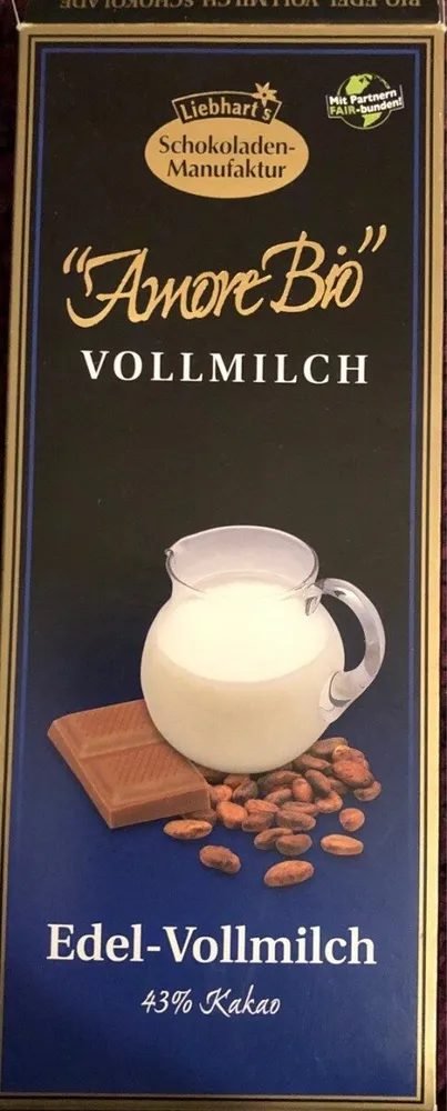 Amore Bio Edel-Vollmilch