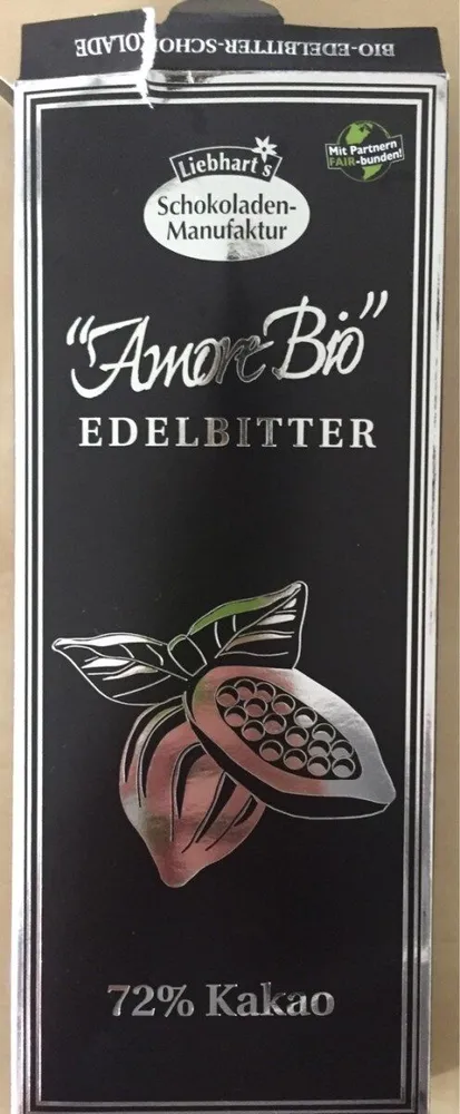 Chocolat noir amer bio