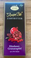Amore Bio Zartbitter Himbeer-Granatapfel