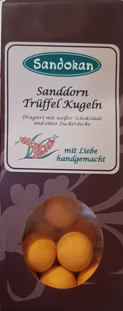 Sanddorn Trüffel Kugeln