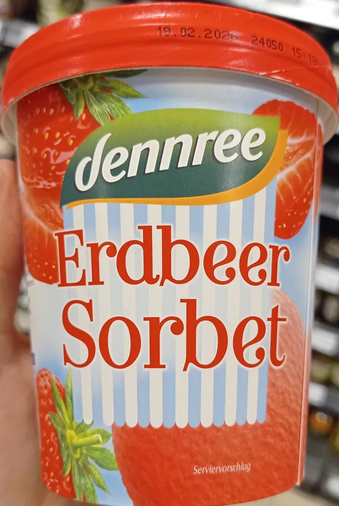 Erdbeer Sorbet