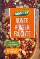 Bunte Hülsen Früchte