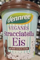 Veganes stracciatella Eis