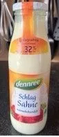 Schlagsahne dennree 32% wärmebehandelt