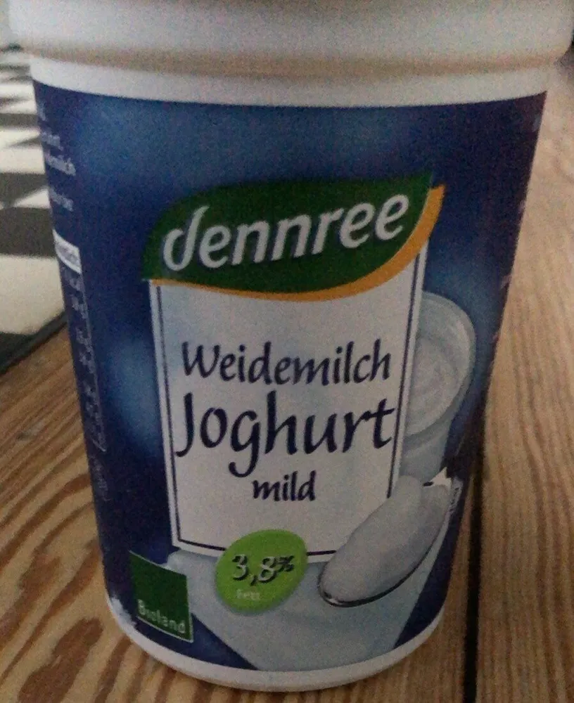 Weidemilch Joghurt mild