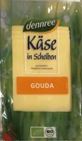 Käse in Scheiben Gouda