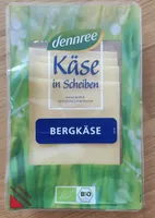 Käse in Scheiben Bergkäse