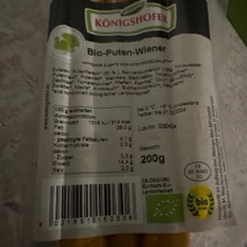 Puten Wiener