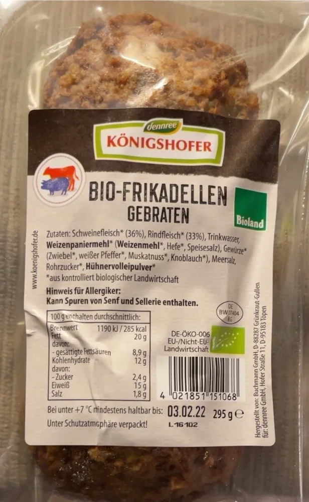 Frikadellen Gebraten