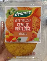 Vegetarische Gemüse Bratlinge Kürbis