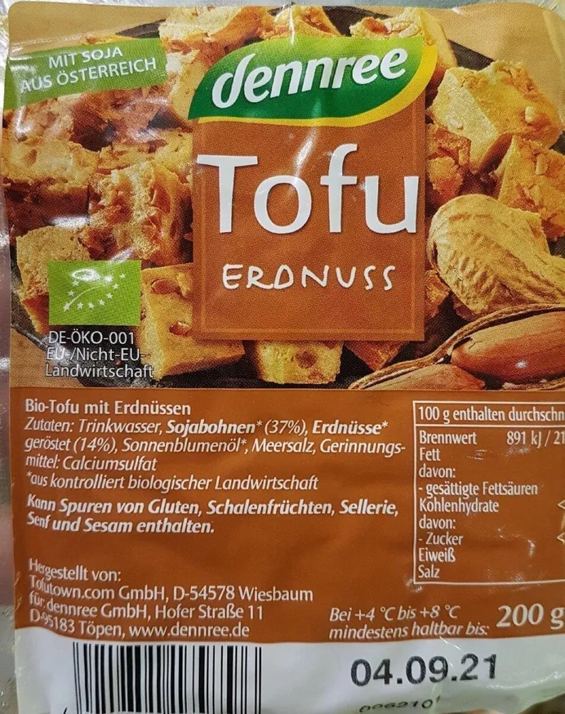Tofu Erdnuss